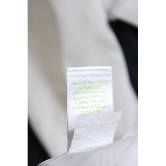 Lilly Pulitzer Womens Braided Mid Rise Slim Leg Capri Jeans White Size 4 - Picture 6 of 6